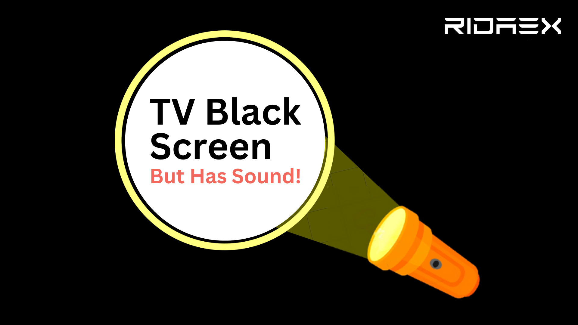 How to really fix "TV Black Screen but still has sound"? All Brands